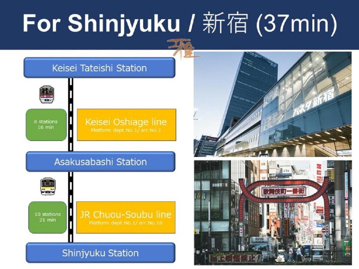 Vacation Rental Miyabi/Downtown/Tokyo Airport Buitenkant foto